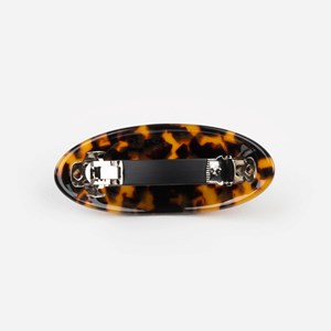 Barrette ovale Écaille