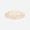 Barrette ovale Ecru