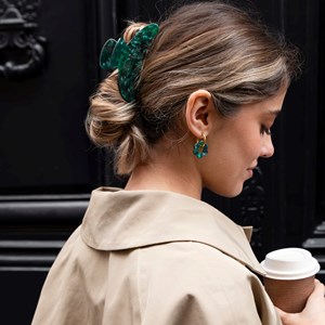 Pince à cheveux Vert
