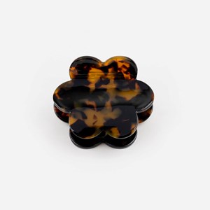 Pince à cheveux fleurette Écaille