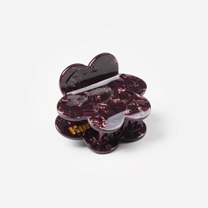 Pince à cheveux fleurette Bordeaux