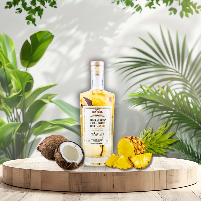 Punch au rhum piña colada – ananas victoria & coco fraîche