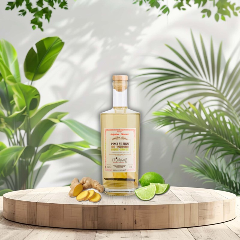 Punch au rhum gingembre citron vert – l’esprit ti’punch revisité