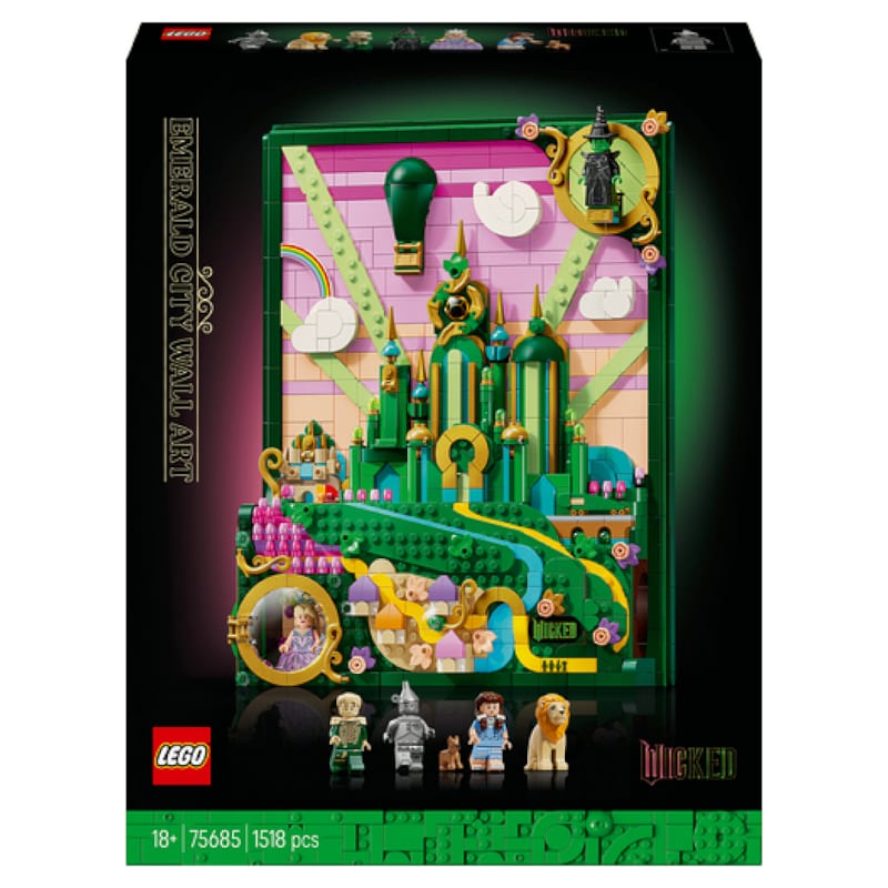 LEGO® Icons Tableau d Emerald City - Wicked 75685