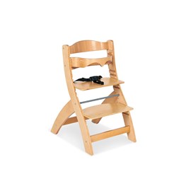 Chaise haute en bois naturel thilo