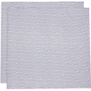 Lot de 2 maxi-langes en coton