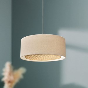 Suspension lin et bambou