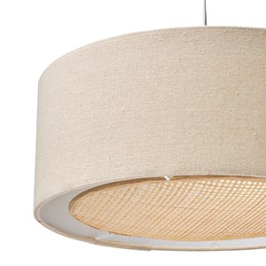 Suspension lin et bambou