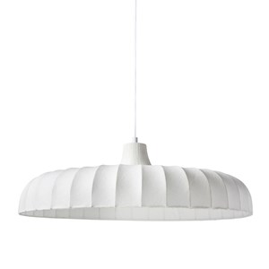 Suspension tissu blanche