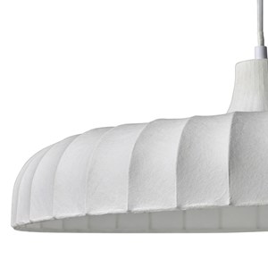 Suspension tissu blanche