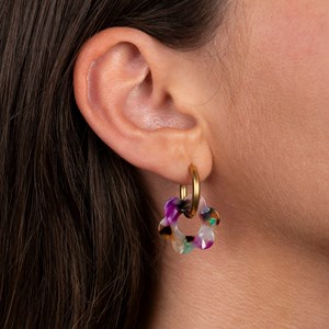 Baby fleurette - acier inoxydable doré Confettis