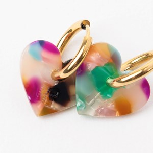 Lova lova - acier inoxydable doré Confettis