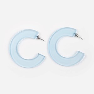 Boucles d'oreilles ginza Bleu