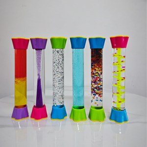 Bouteille sensorielle spirale