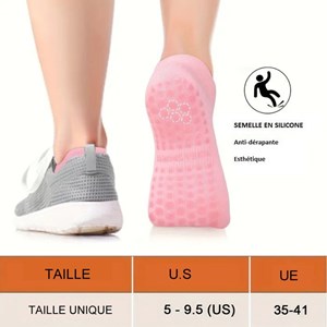 Paire de chaussettes anti-dérapantes
