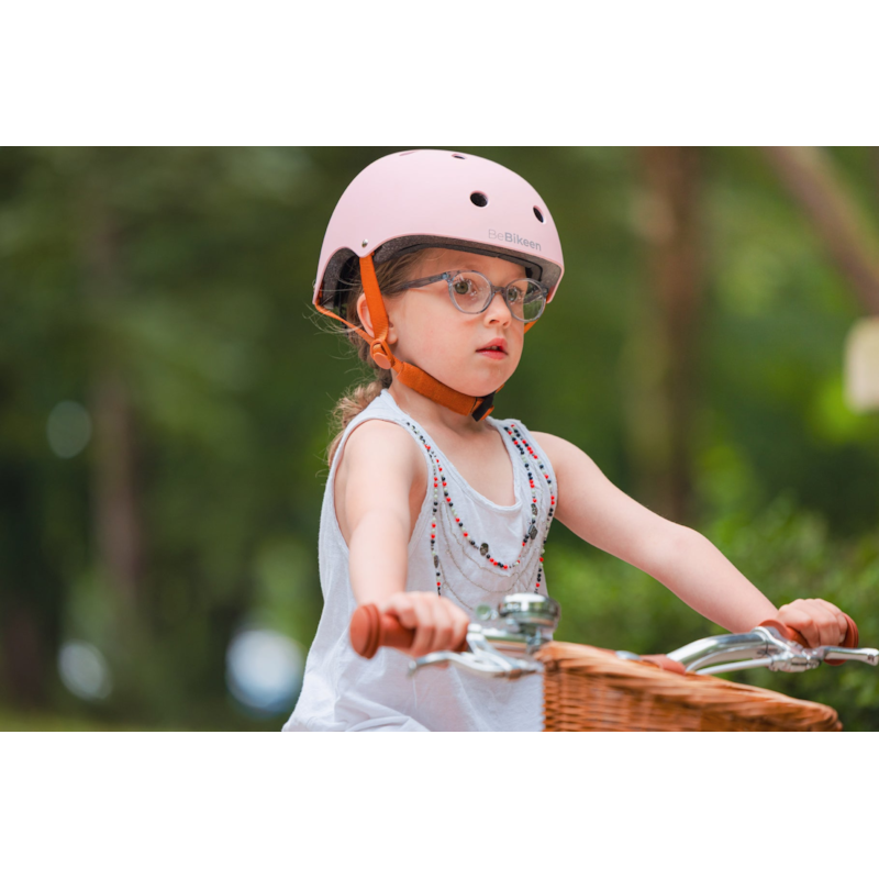 Casque vélo enfant rose xs (Bebikeen) - Image 1