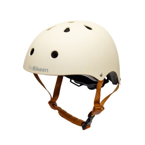 Bebikeen - Casque vélo enfant crème xs