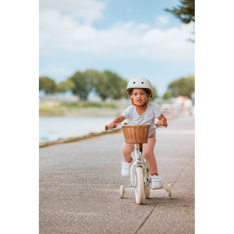 Casque vélo enfant crème xs (Bebikeen) - Image 1