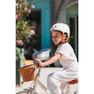 Casque vélo enfant crème xs Beige
