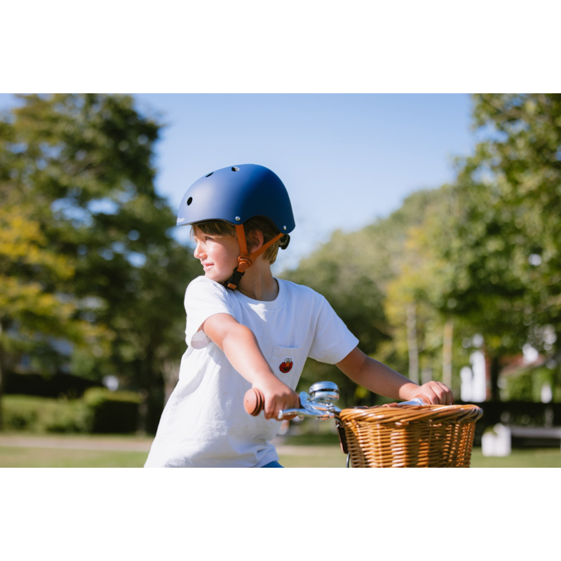 Casque vélo enfant bleu marine xs (Bebikeen) - Image 1
