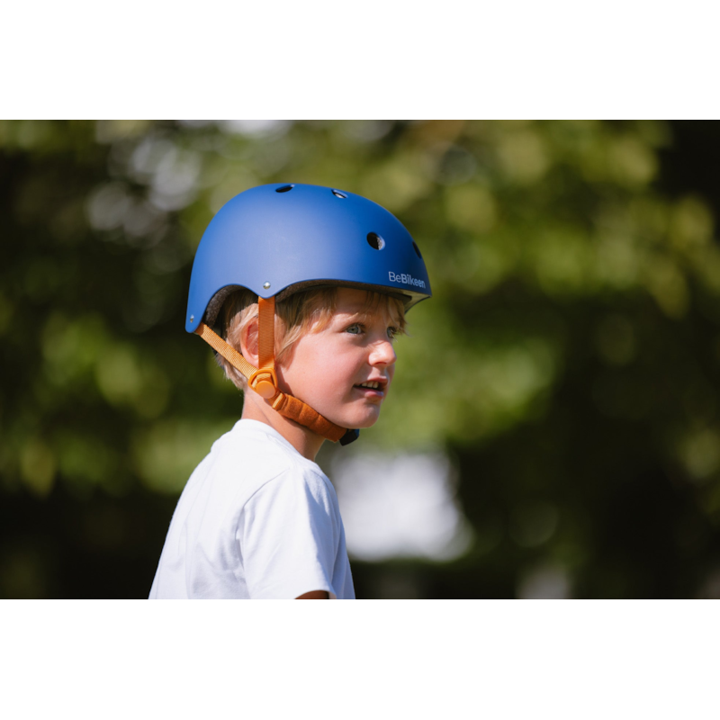 Casque vélo enfant bleu marine xs (Bebikeen) - Image 3