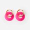 Donuts - acier inoxydable doré Fuchsia