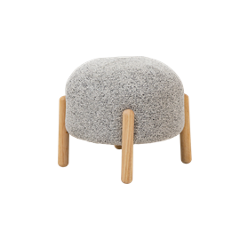 Petit tabouret gris