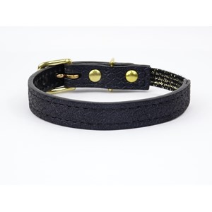 Collier pour chat panthera pardus by maurice en cuir - taille 2 - noir