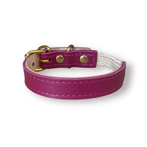 Collier pour chat acinonyx jubatus by maurice en cuir- taille 1 - rose