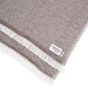 Echarpe cachemire et laine bicolore