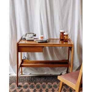 Yvan, le bureau bicolore en bois n°167
