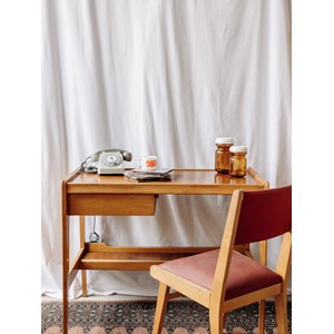 Yvan, le bureau bicolore en bois n°167