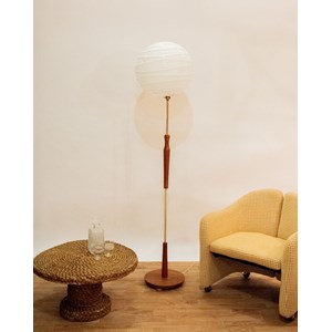 Grand lampadaire en bois n°148