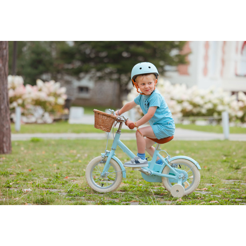 Vélo 12 pouces turquoise enfant 2-4 ans (Bebikeen) - Image 1