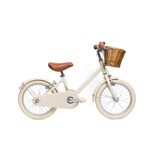 Bebikeen - Vélo 16 pouces crème – enfant 4-6 ans