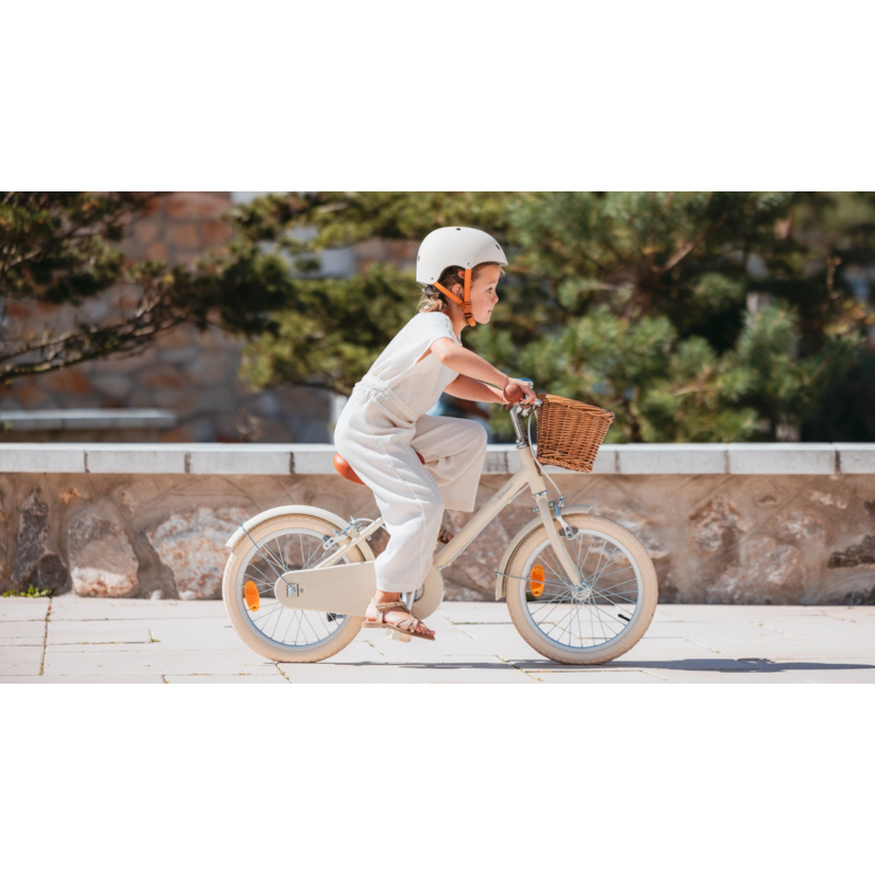 Vélo 16 pouces crème – enfant 4-6 ans (Bebikeen) - Image 3