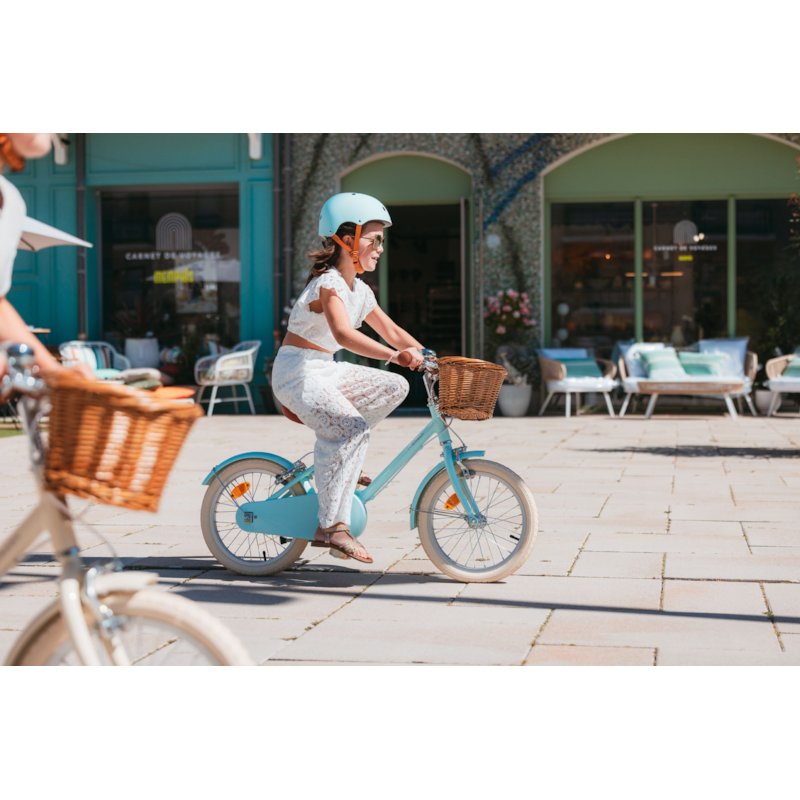 Vélo 16 pouces turquoise  – enfant 4-6 ans (Bebikeen) - Image 1