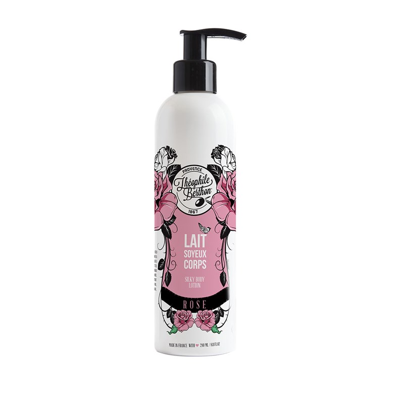 Lait soyeux corps rose 240 ml