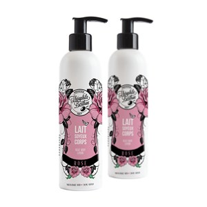 Lait soyeux corps rose 240 ml