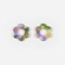 Charms baby fleurette Vert et Lavande