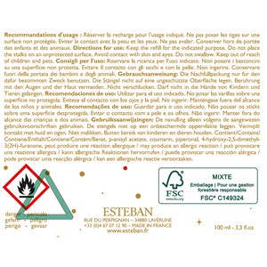 Bouquet noël 100ml vanille étoilée