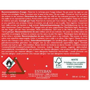 Bouquet noël 100ml mandarine givrée