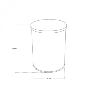 Bol, pot vide pour chauffe cire