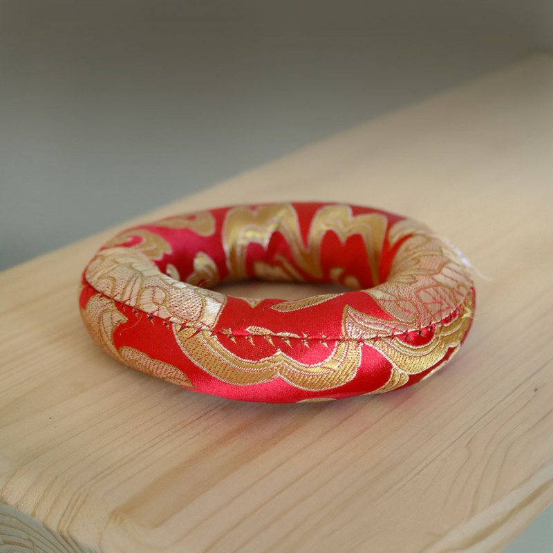 Coussin rond pour bol chantant tibétain
