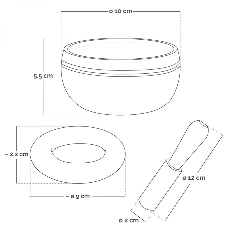 Bol chantant tibétain (Vivezen) - Image 1