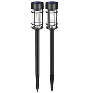2 lampes solaires extérieures, led