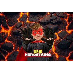 Gants enfant supermagma - réaction aux uv - rostaing - 6-8 ans