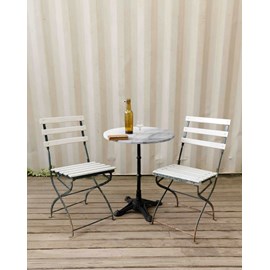 Paire de chaises en métal n°220