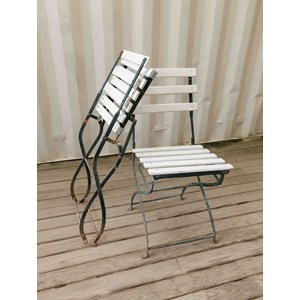 Paire de chaises en métal n°220