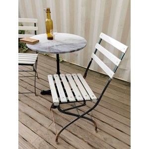 Paire de chaises en métal n°220